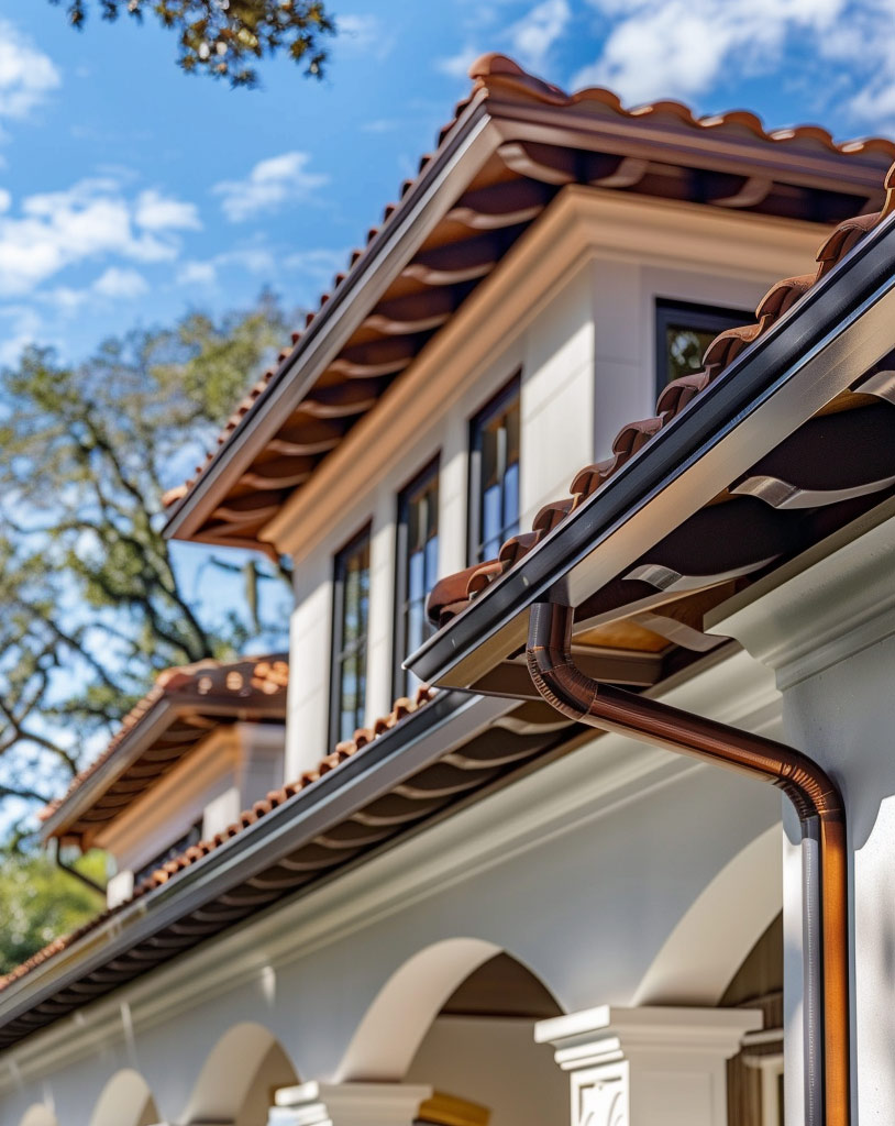 Seamless-Rain-Gutter-and-downspot-Installation